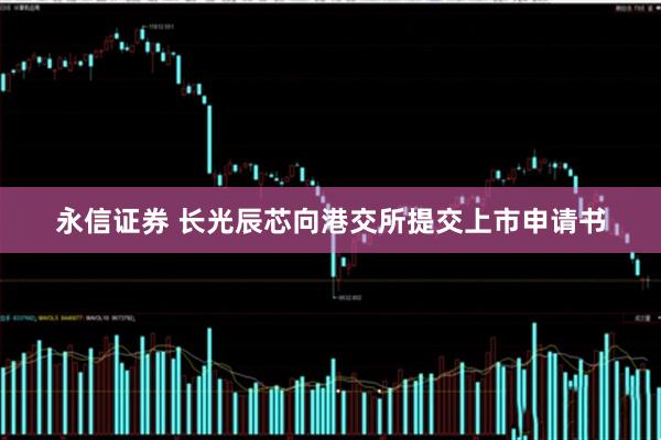 永信证券 长光辰芯向港交所提交上市申请书
