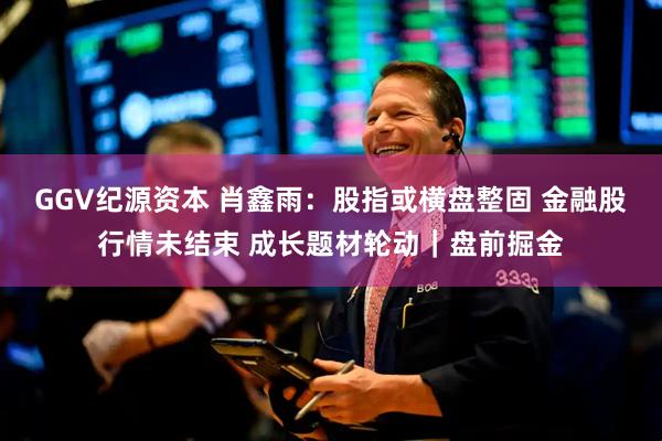 GGV纪源资本 肖鑫雨：股指或横盘整固 金融股行情未结束 成长题材轮动｜盘前掘金