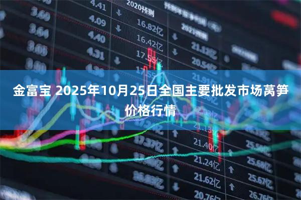 金富宝 2025年10月25日全国主要批发市场莴笋价格行情