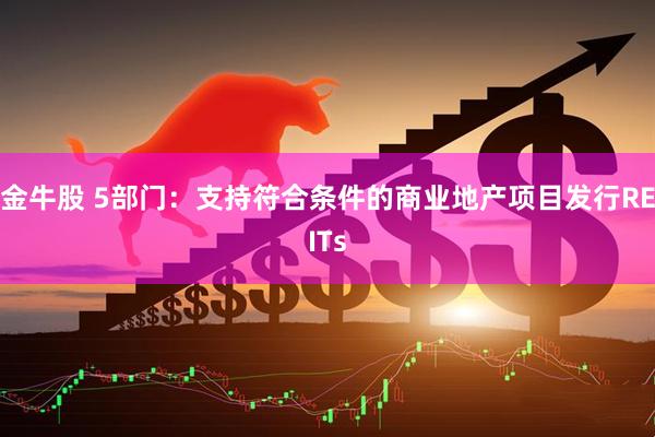金牛股 5部门：支持符合条件的商业地产项目发行REITs