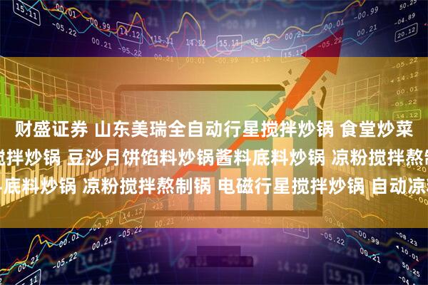 财盛证券 山东美瑞全自动行星搅拌炒锅 食堂炒菜机 全自动电加热行星搅拌炒锅 豆沙月饼馅料炒锅酱料底料炒锅 凉粉搅拌熬制锅 电磁行星搅拌炒锅 自动凉粉机