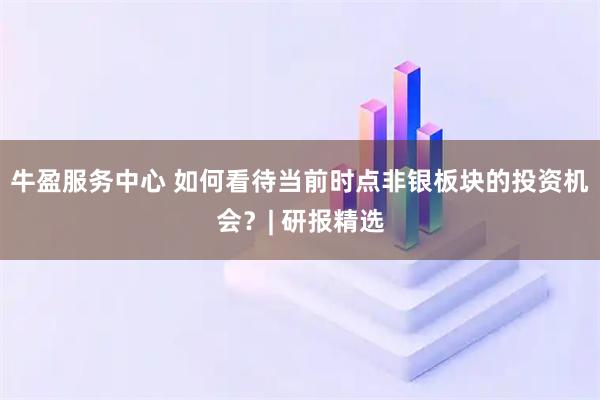 牛盈服务中心 如何看待当前时点非银板块的投资机会？| 研报精选